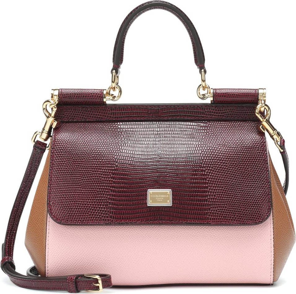 Dolce & Gabbana Sicily Small leather shoulder bag