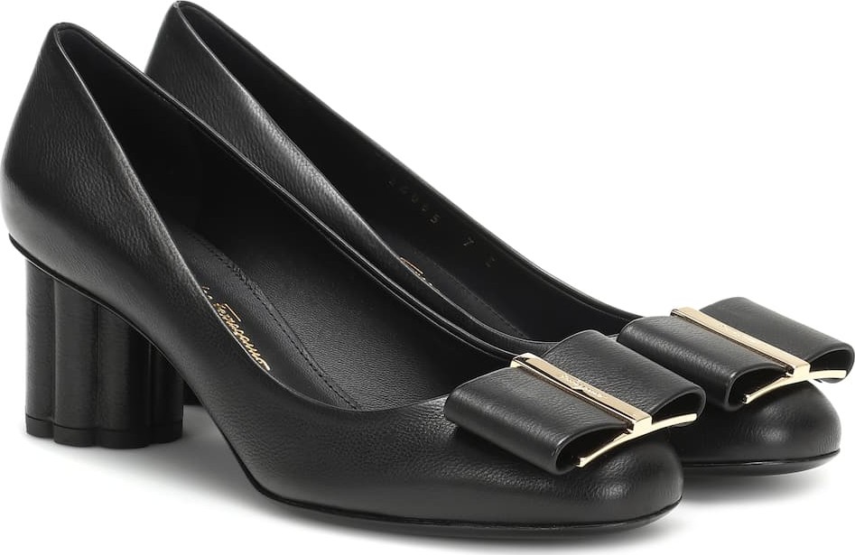 Salvatore Ferragamo Capua leather pumps