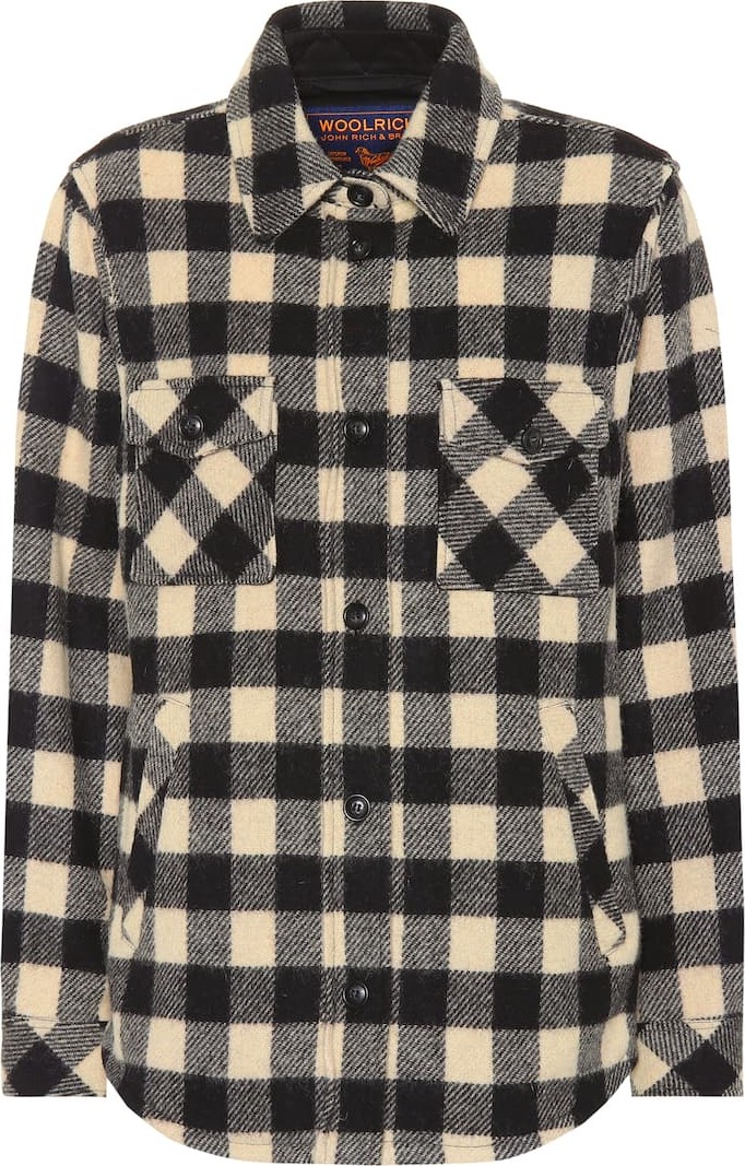 Woolrich Exclusive to Mytheresa – checked wool-blend jacket