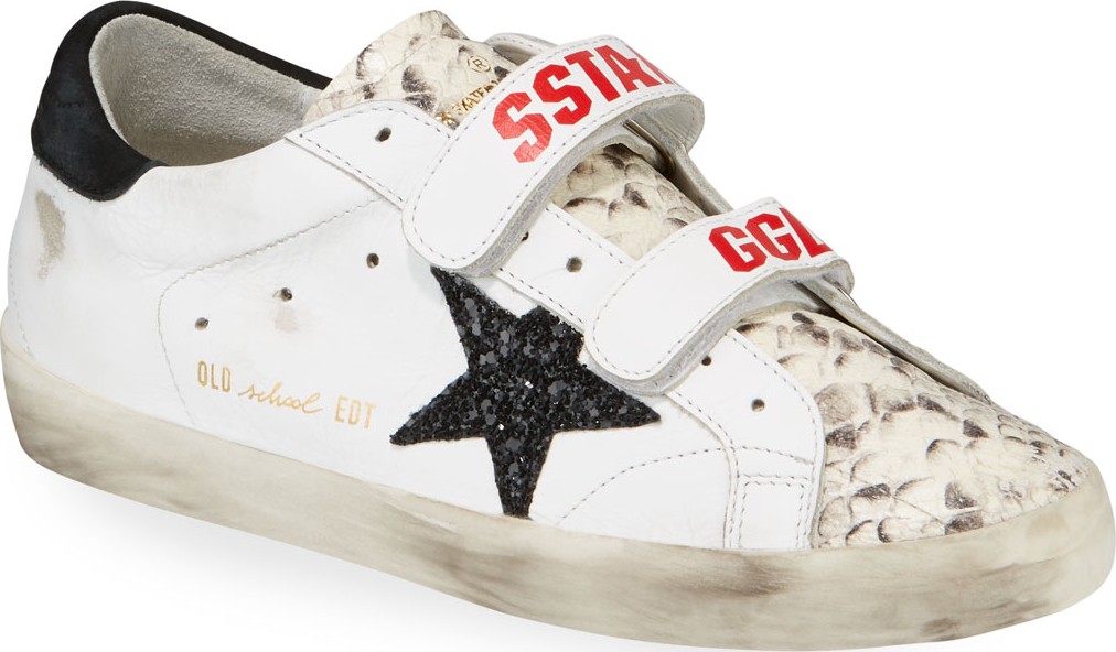 Golden Goose Deluxe Brand Old School Grip Leather Sneakers