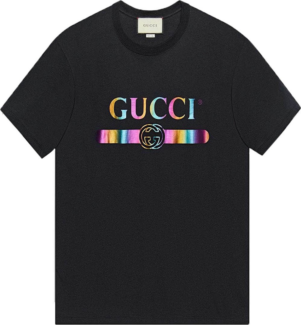 Gucci Holographic logo t-shirt