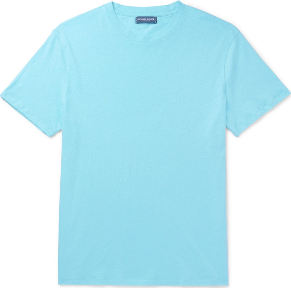 Frescobol Carioca Mazola Slub Cotton and Linen-Blend Jersey T-Shirt