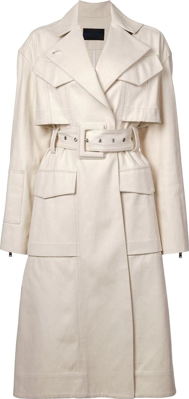 Proenza Schouler Canvas Denim Trench Coat