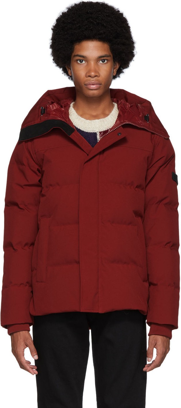 KENZO Red Down Quilted Puffer Jacket