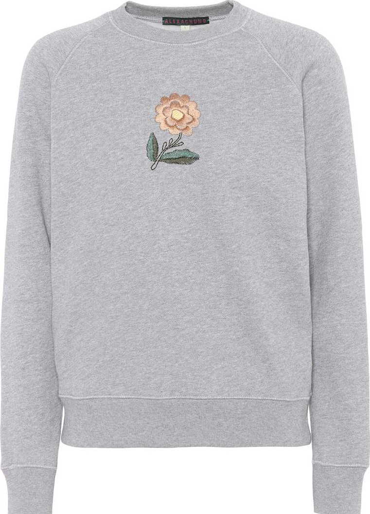 Alexachung Embroidered cotton sweatshirt
