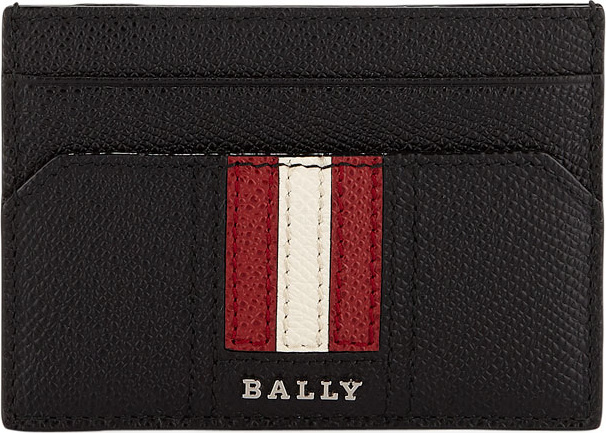 Bally Men's Leather Card Case with Money Clip