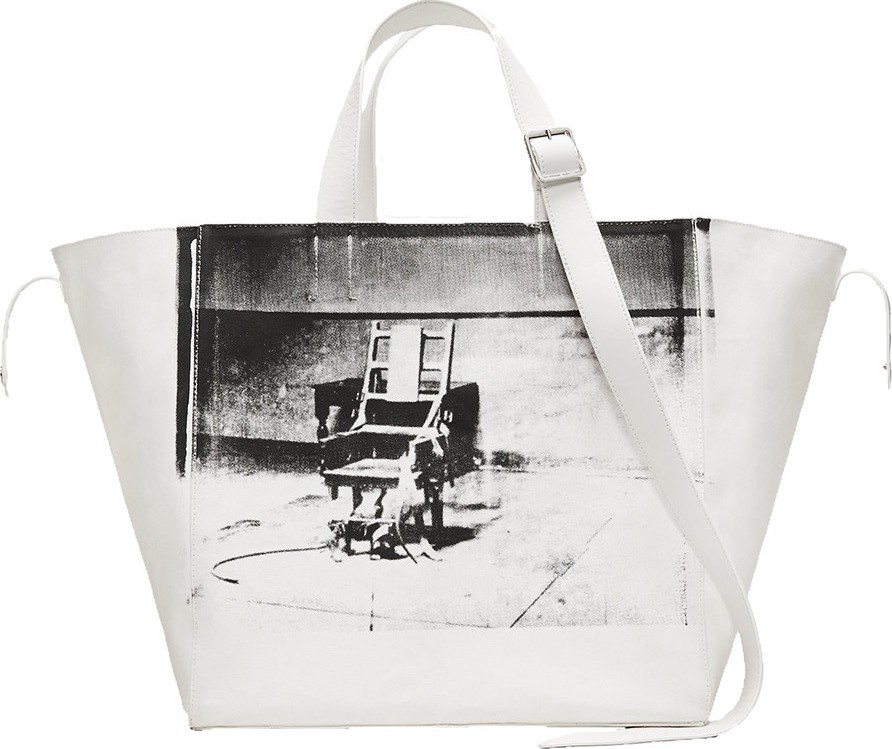 Calvin Klein 205W39NYC Calvin Klein x Andy Warhol Electric chair tote bag