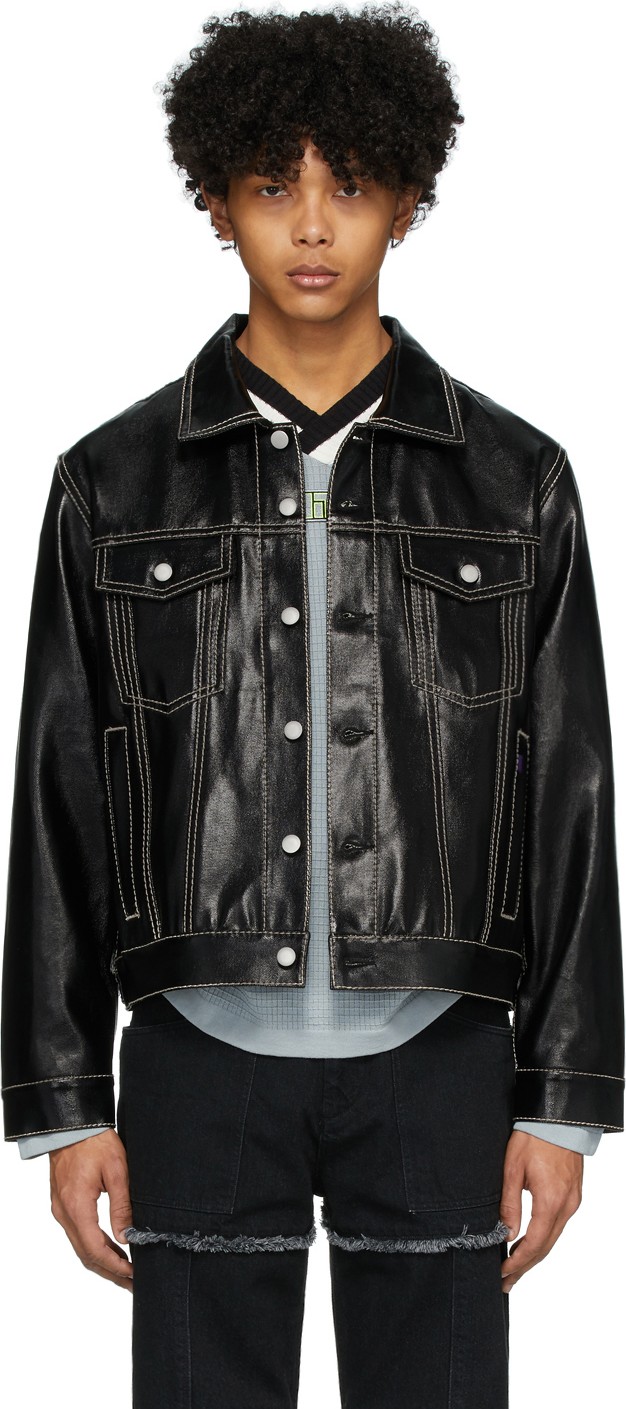 Eytys Black Denim Buck Tar Jacket