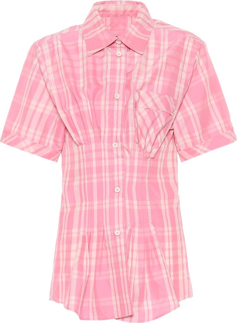 Isabel Marant Emily checked cotton-blend shirt