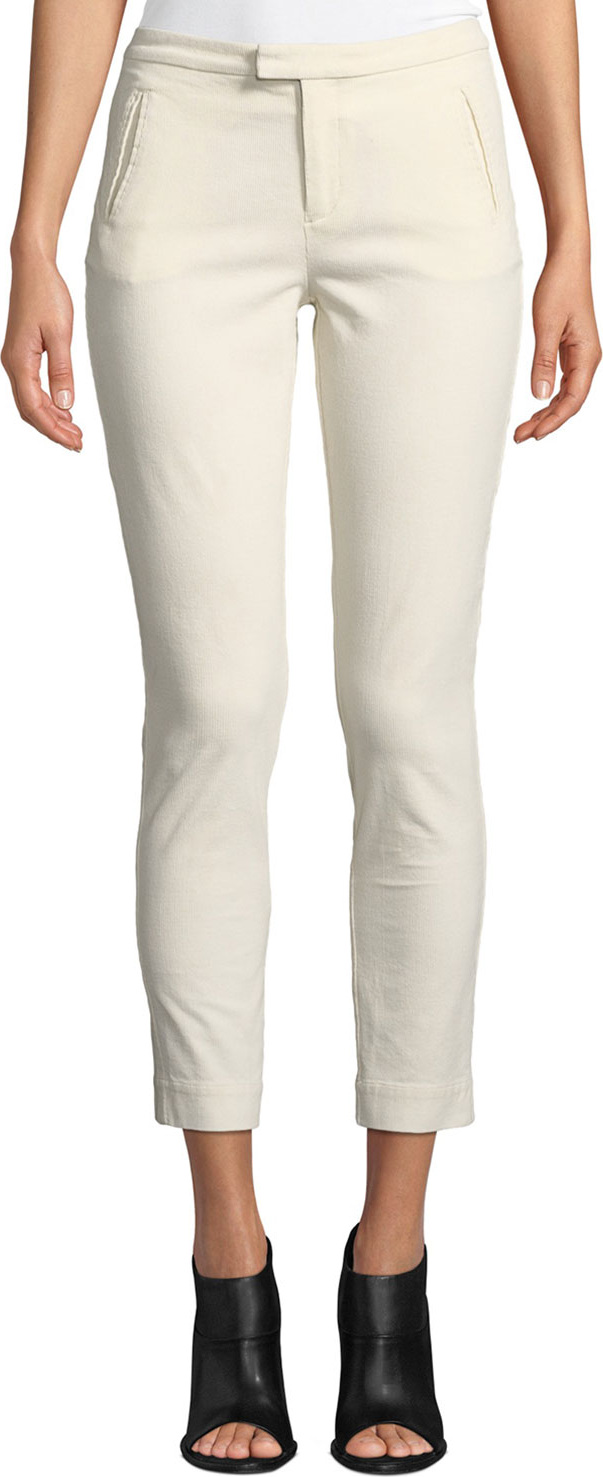 ATM Anthony Thomas Melillo Stretch-Corduroy Cropped Slim-Leg Pants