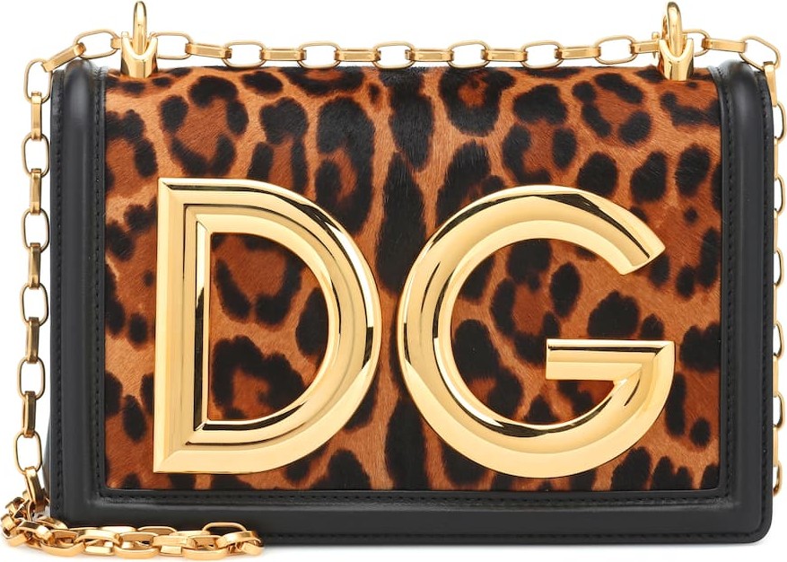 Dolce & Gabbana DG Girls calf hair shoulder bag