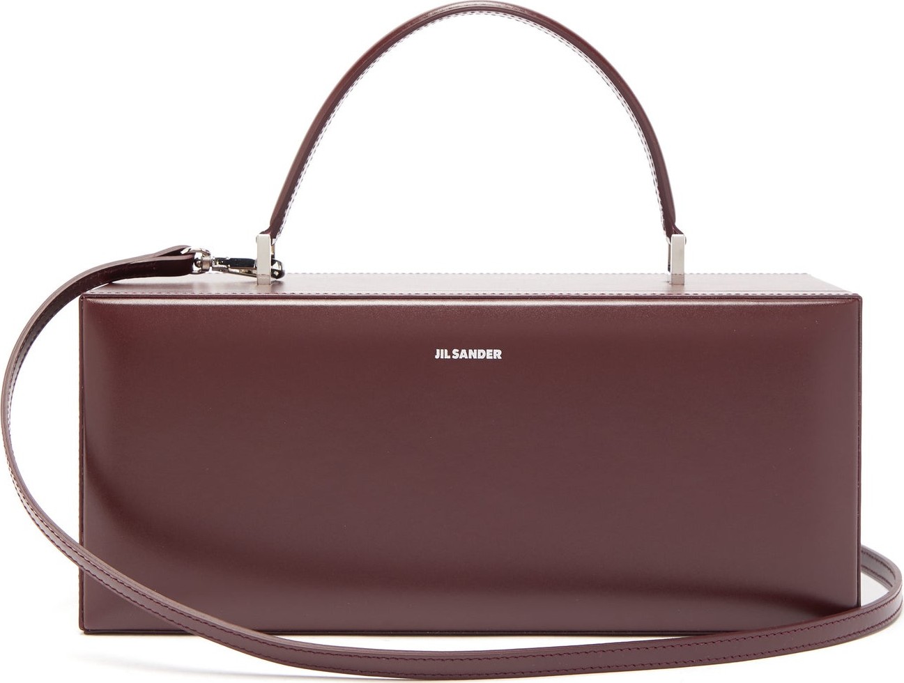 Jil Sander Rectangular Case leather handbag