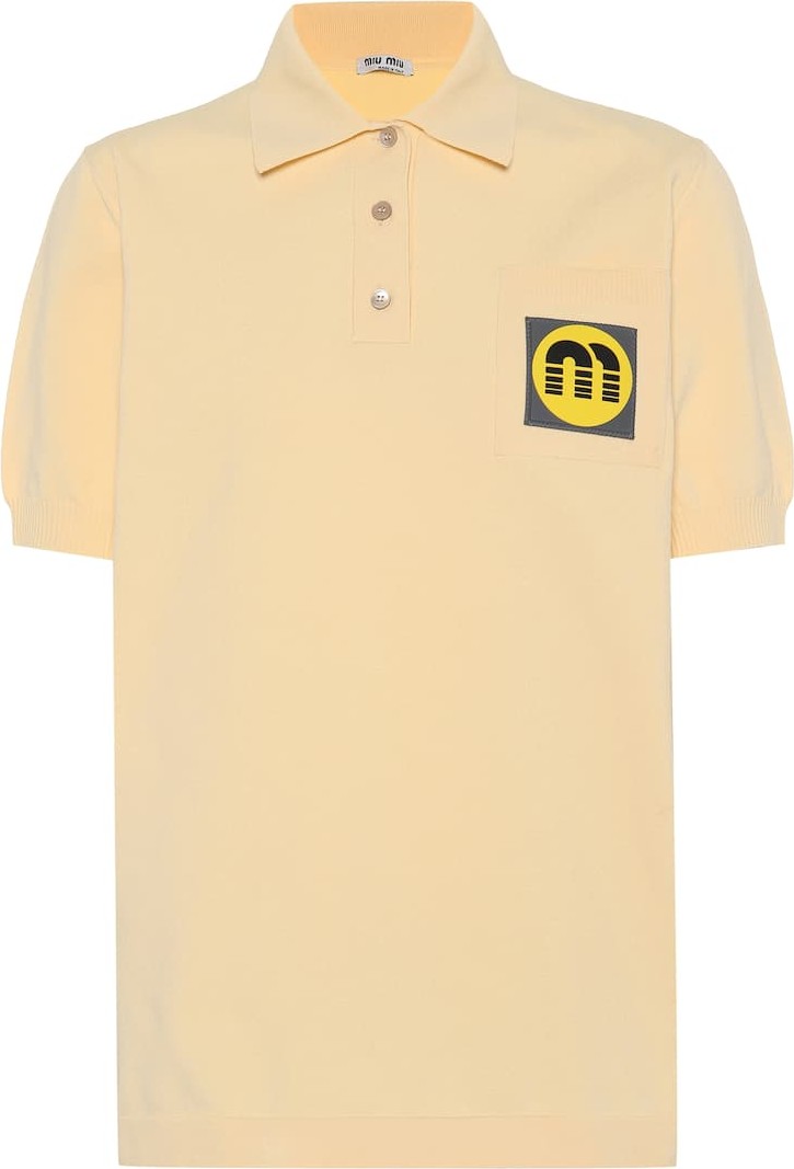 Miu Miu Jersey polo shirt