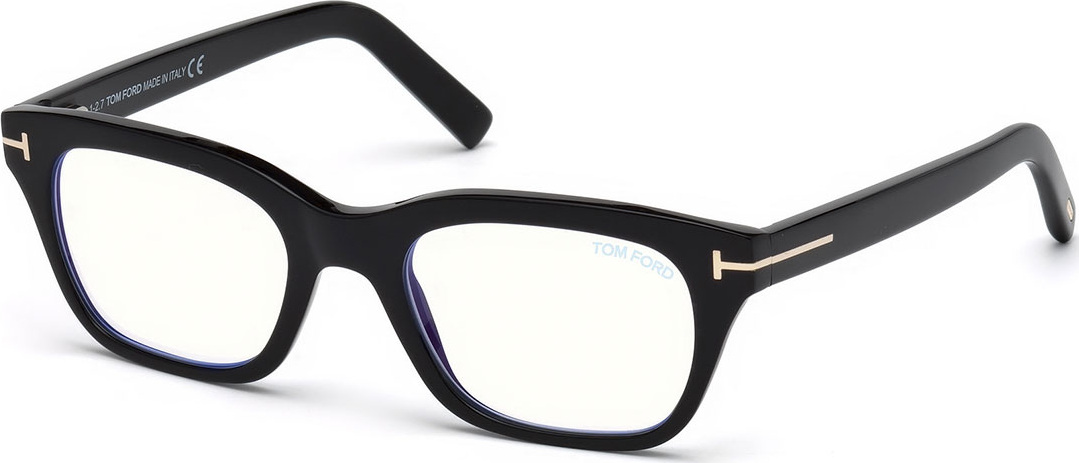TOM FORD Blue Light-Blocking Rectangle Acetate Optical Frames