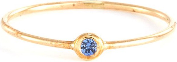 Sarah & Sebastian Lunette Stone' sapphire 10k gold ring Sarah & Sebastian Lunette Stone' sapphire 10k gold ring