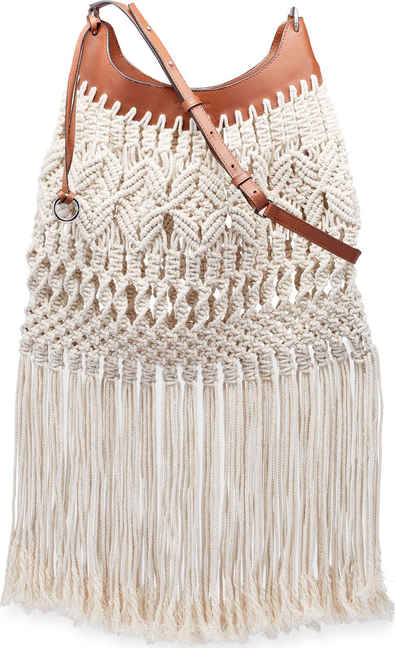 Isabel Marant Teomia Macrame Hobo Bag