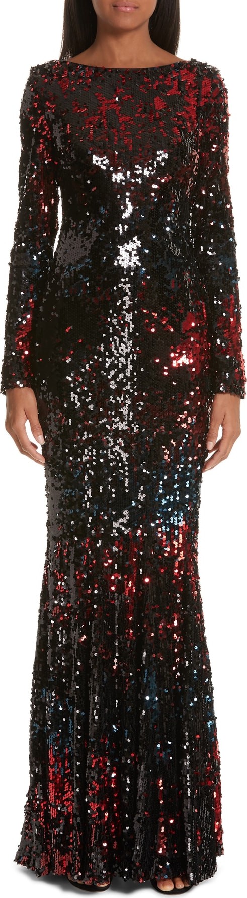 Talbot Runhof Vulcano Sequin Gown
