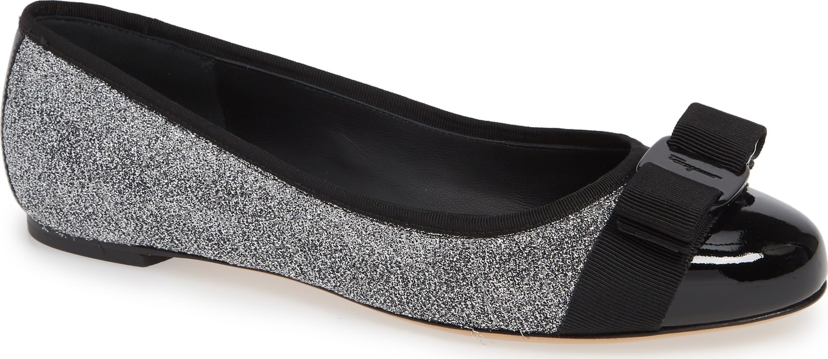 Salvatore Ferragamo Varina Glitter Flat