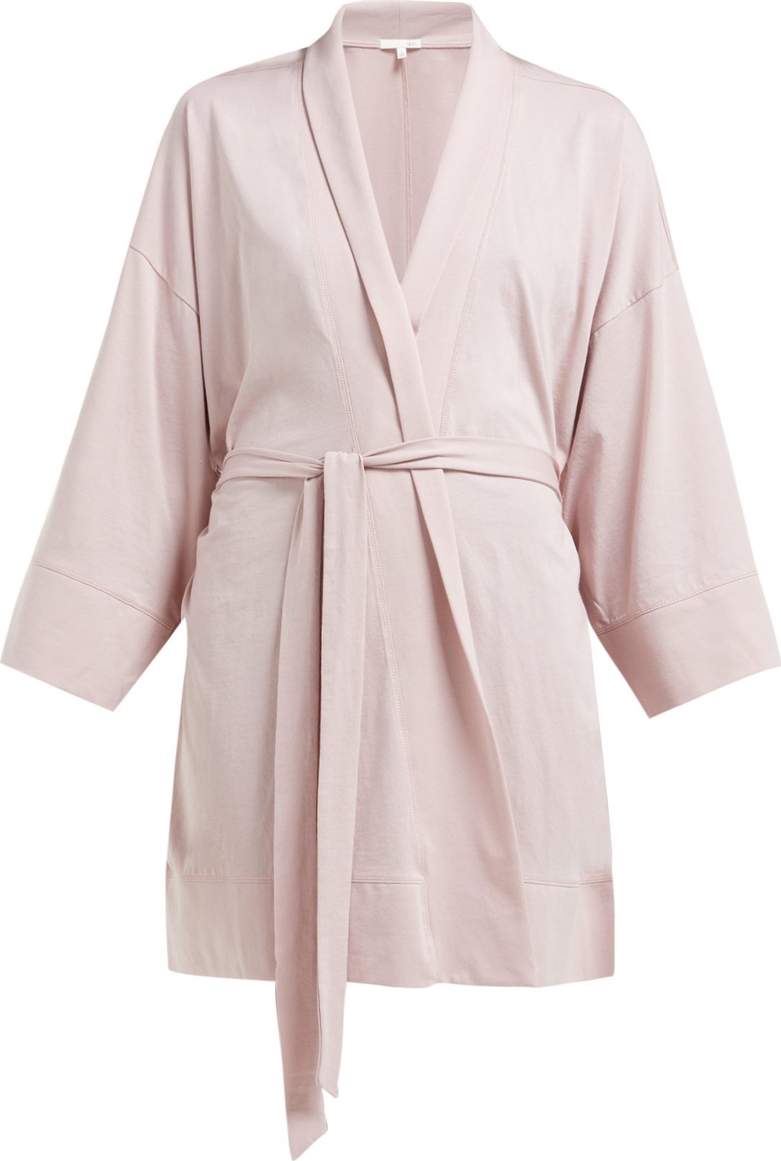 SKIN Serena pima-cotton robe