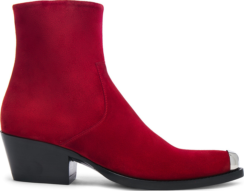 Calvin Klein 205W39NYC Suede Tex Chiara Ankle Boots