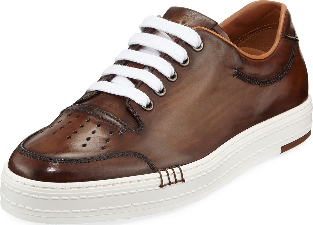 Berluti Men's Playtime Low-Top Sneakers