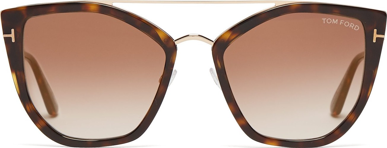 TOM FORD Aviator tortoiseshell acetate sunglasses