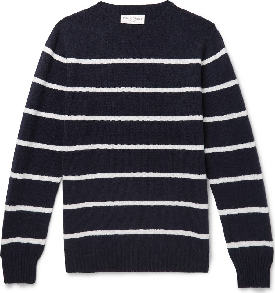 Officine Générale Striped Wool Sweater