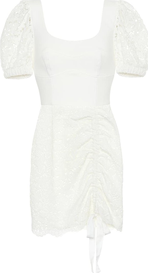 Rebecca Vallance Le Saint lace minidress