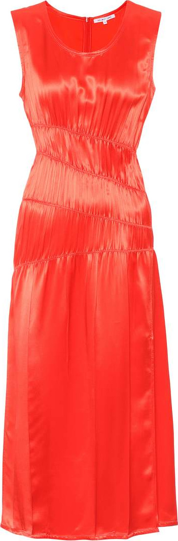 Helmut Lang Satin midi dress