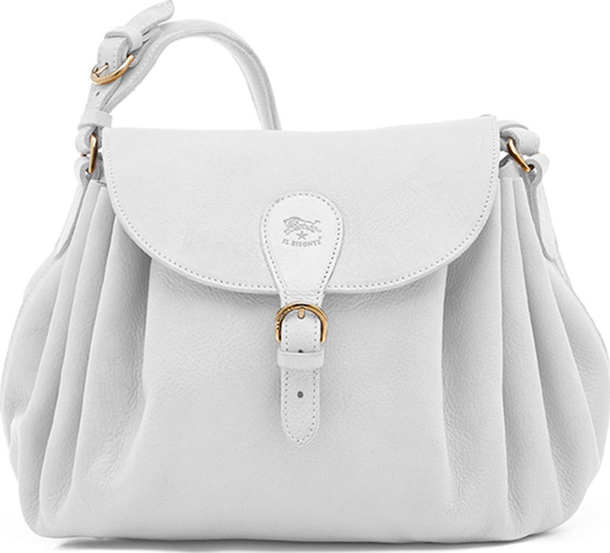 Il Bisonte Leather Curly Shoulder Bag