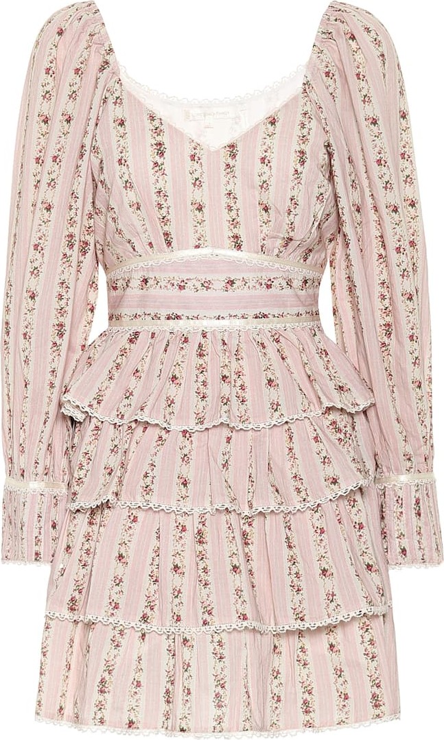 LOVESHACKFANCY Astor cotton dress