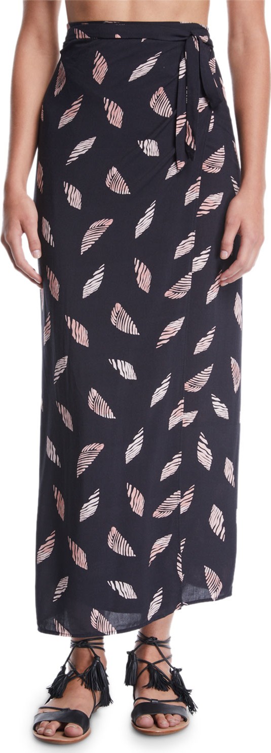 ViX Swimwear Lee Printed Wrap Coverup Skirt