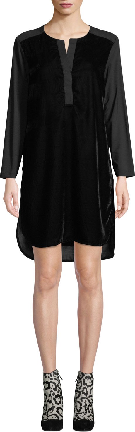 Finley Kenzie Whisper Velvet Dress