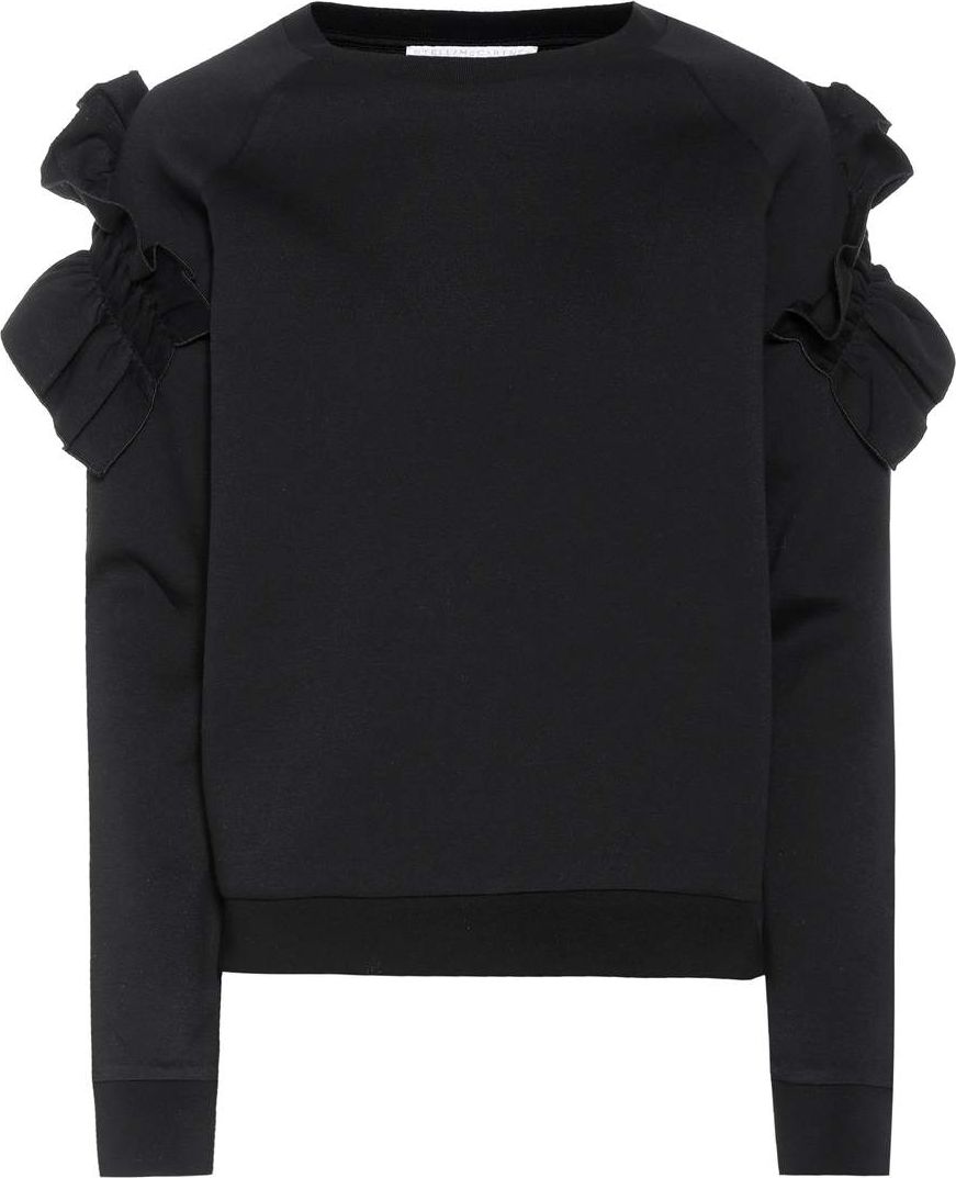 Stella McCartney Ruffled cotton-blend sweatshirt