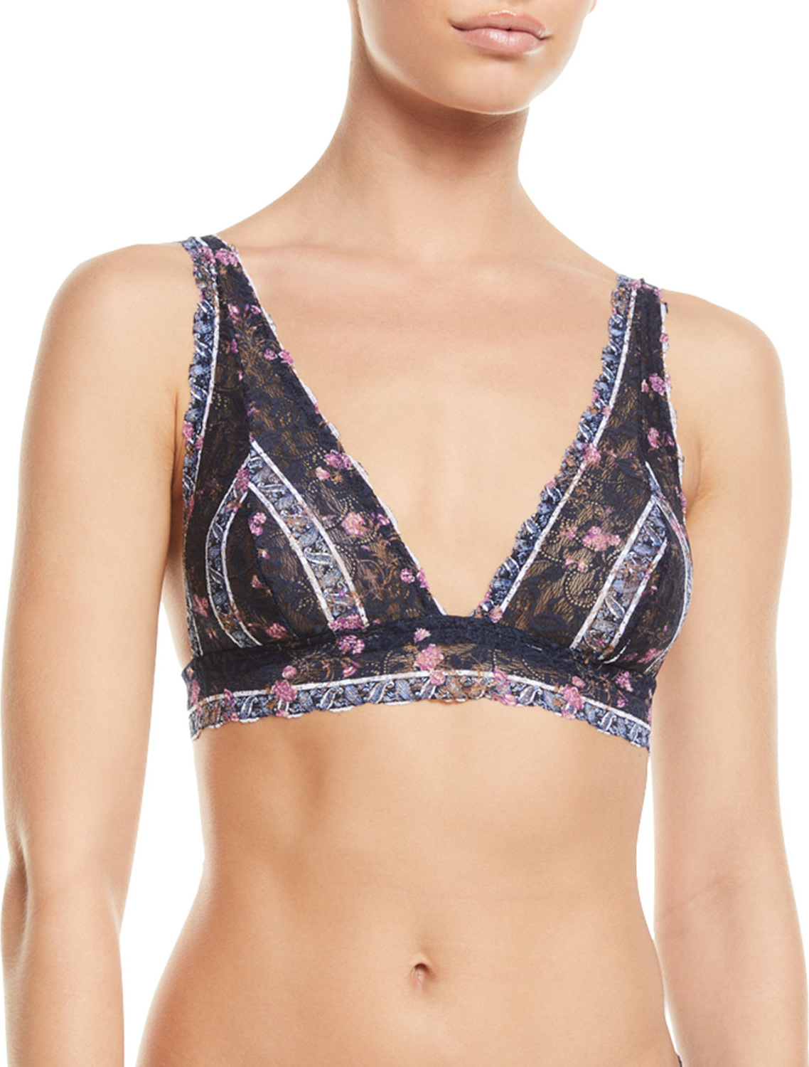 Cosabella Jolie Printed Lace Triangle Bralette