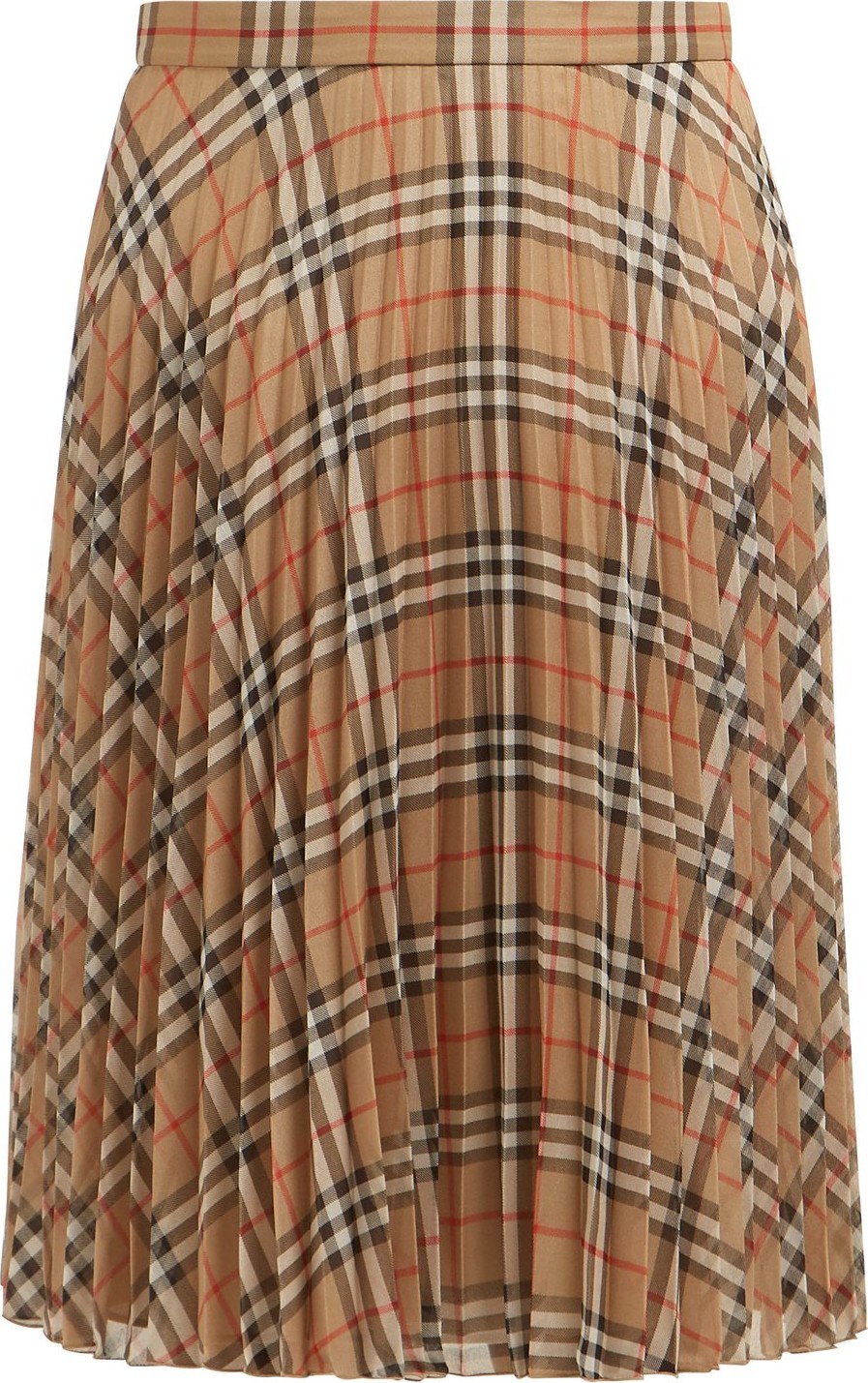 Burberry London England House check pleated skirt