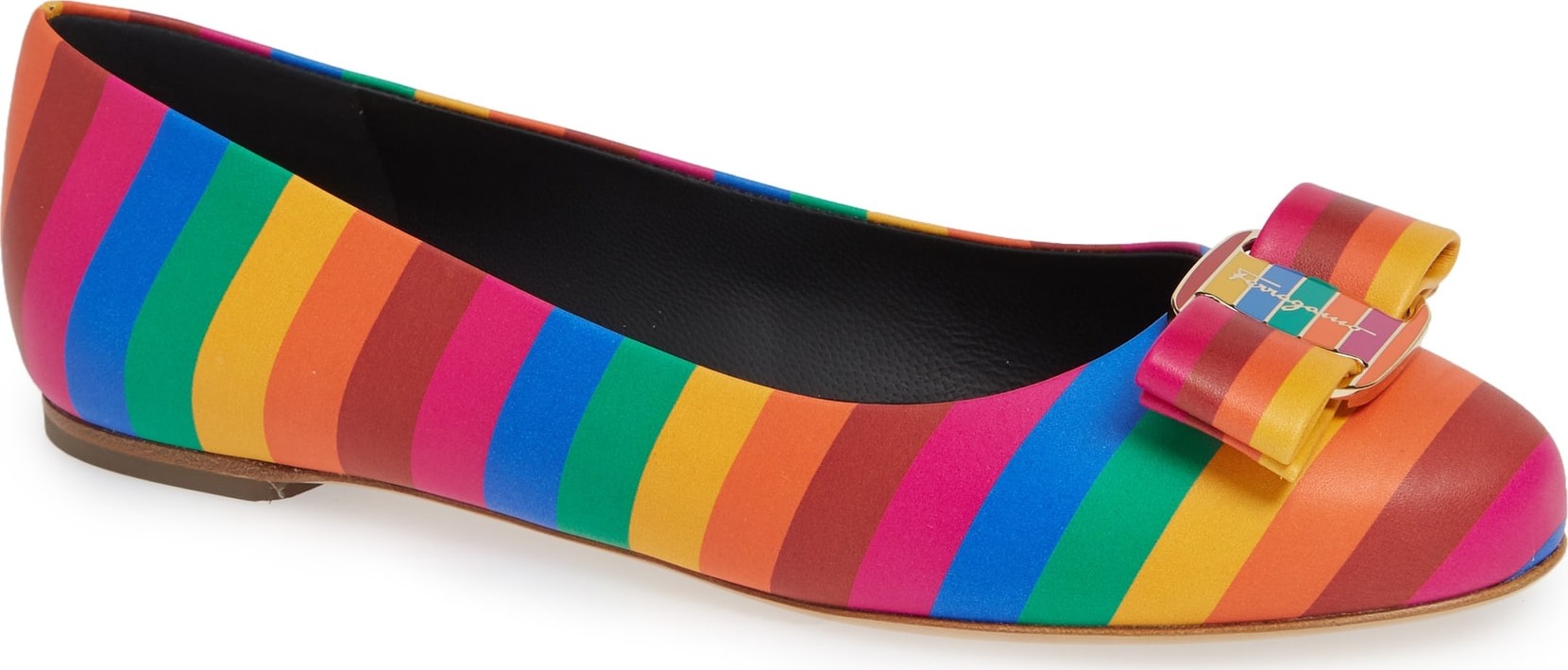 Salvatore Ferragamo Varina Rainbow Flat