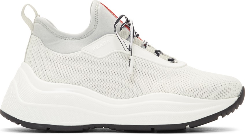 Prada White Chunky Sneakers