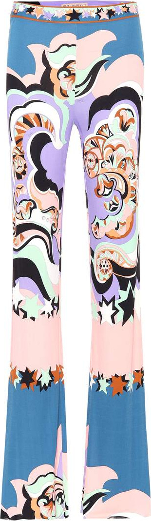 Emilio Pucci Paisley-printed jersey pants