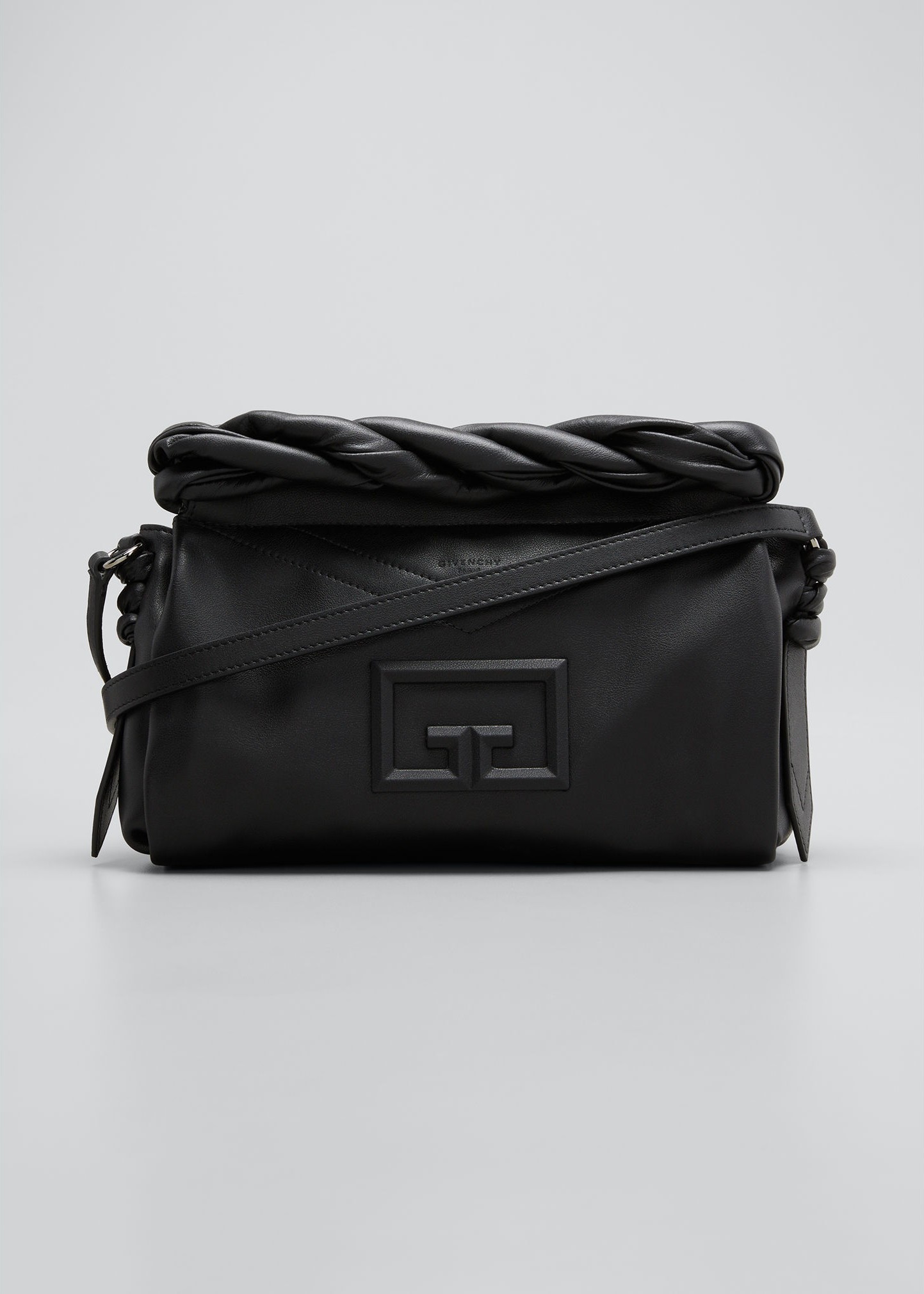 Givenchy ID 93 Leather Crossbody Bag with Twisted Detail