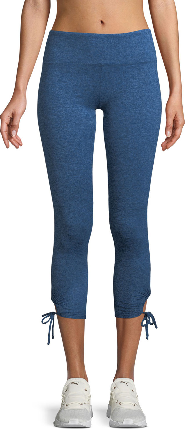 Lanston Foster Side-Tie Capri Leggings