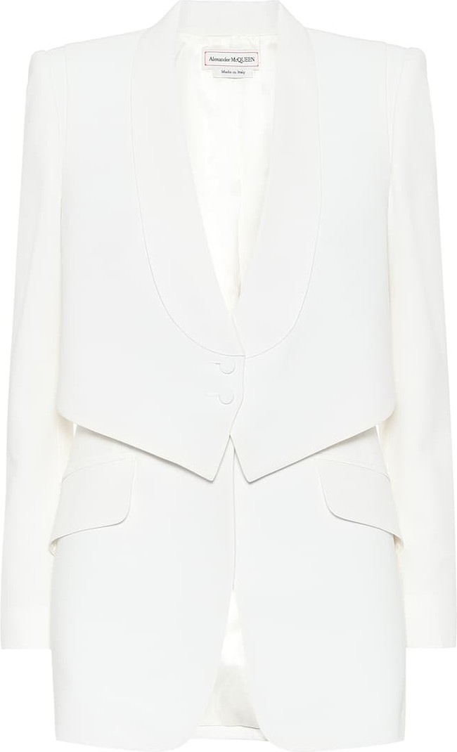 Alexander McQueen Crêpe blazer