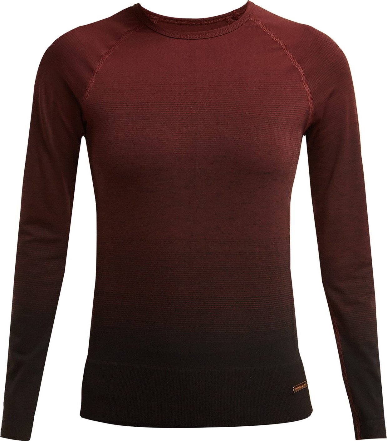 Pepper & Mayne Goddess ombré-knit stretch performance top