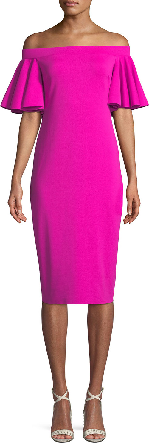 Trina Turk Magnificent Off-the-Shoulder Dress