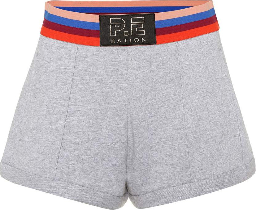 P.E Nation Starting Whistle cotton shorts