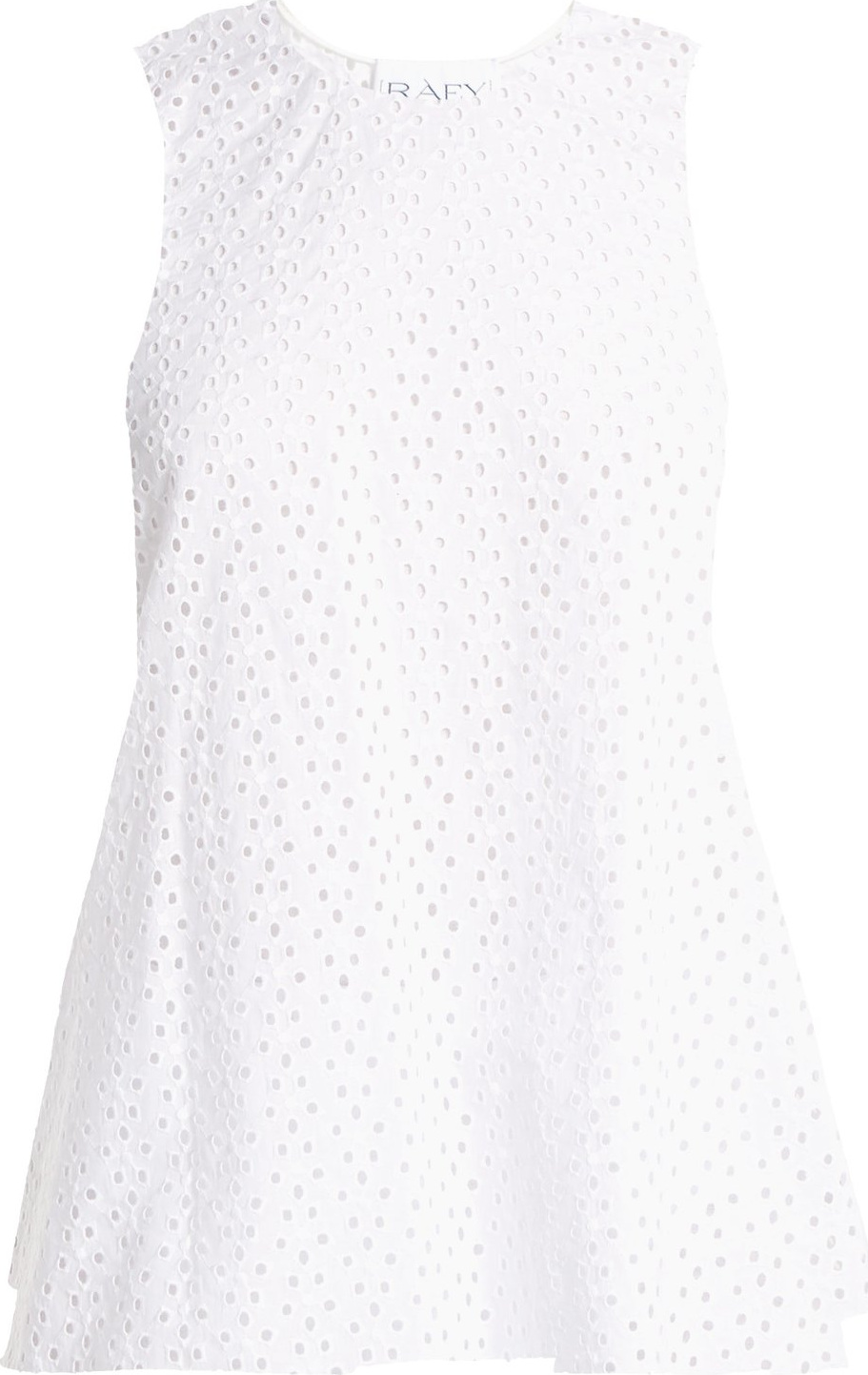 Raey Broderie-anglaise fishtail top