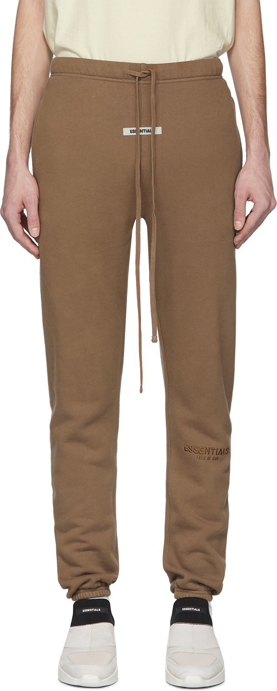 Essentials Tan Fleece Lounge Pants