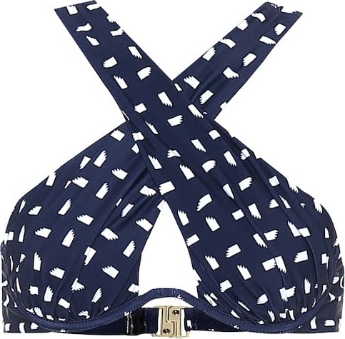 Self Portrait Sail cross-over bikini top