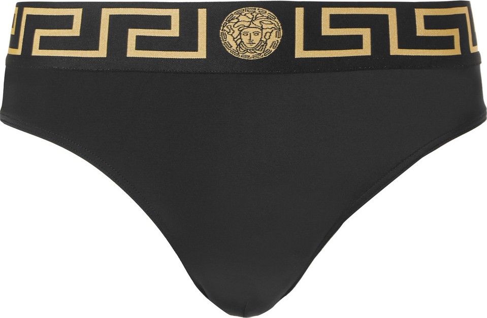 Versace Stretch-Jersey Swim Briefs