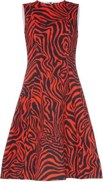 Calvin Klein Collection Sleeveless Printed Midi-Dress